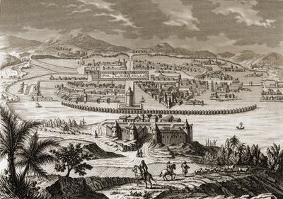 Mexico City at the time of the Spanish conquest (1519-35) by Spanish School